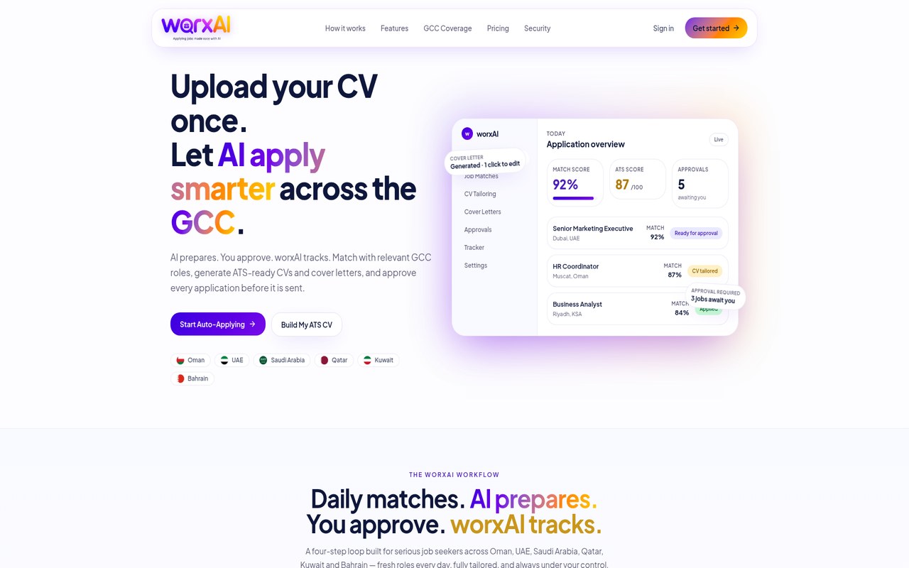 WorxAI website built by 19AI