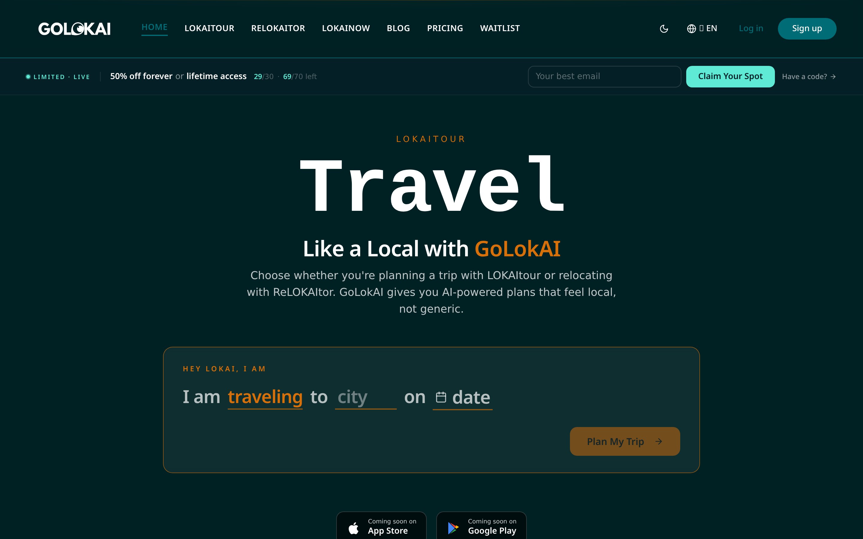 Golokai website built by 19AI